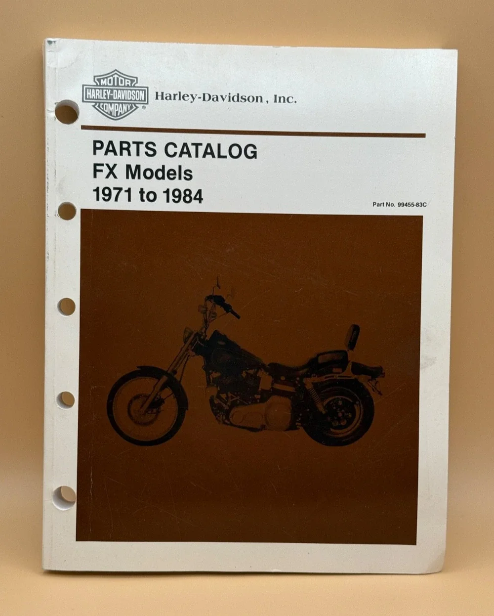 🏍️ Harley-Davidson FX Models 1971-1984 Parts Catalog Manual OEM No. 99455-83C